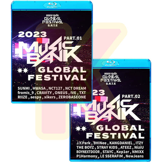 Blu-ray 2023 KBS Music Bank Global Festival 2枚Set 2023.12.15 SHINEE/ STRAY KIDS/ NCT/ LE SSERAFIM/ aespa/ TXT/ IVE/ NEWJEANS/ ATEEZ 外 K-POP