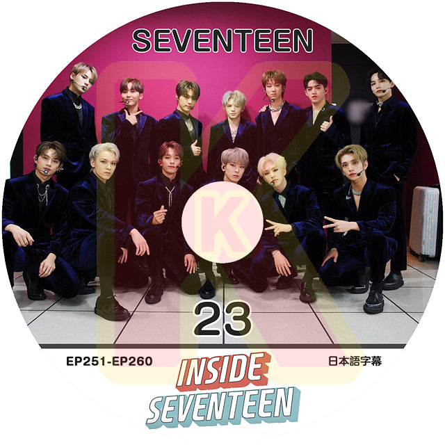 K-POP DVD SEVENTEEN INSIDE #23 日本語字幕あり SEVENTEEN SVT ...