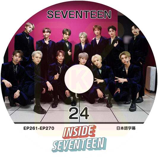 K-POP DVD SEVENTEEN INSIDE #24 日本語字幕あり SEVENTEEN SVT セブンティーン セブチ KPOP DVD