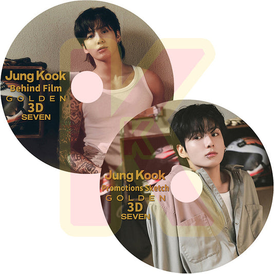 K-POP DVD バンタン JUNGKOOK BEHIND FILM & Promotion Sketch 2枚SET JUNGKOOK ジョングク BANGTAN KPOP DVD
