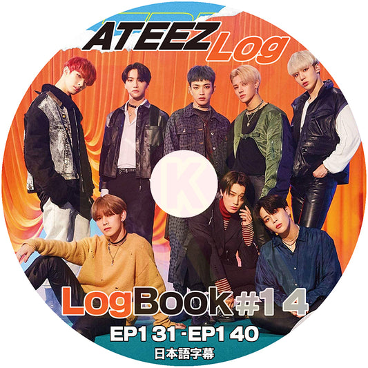 K-POP DVD ATEEZ LOGBOOK #14 EP131-EP140 日本語字幕あり ATEEZ エーティーズ  韓国番組 ATEEZ KPOP DVD