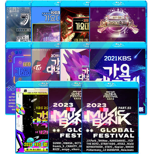 Blu-ray 2014-2023 KBS 歌謡大祭典 11枚Set K-POP ブルーレイ 音楽番組Live ブルーレイ