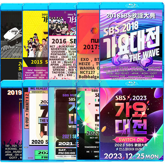 Blu-ray 2014-2023 SBS 歌謡大典 10枚Set 音楽番組Live ブルーレイ
