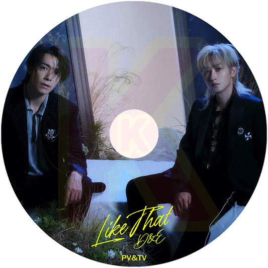 K-POP DVD SUPER JUNIOR D&E 2024 PV/TV Collection - Like That 他 - SUPER JUNIOR SJ スーパージュニア EunHyuk ウニョク DongHae ドンヘ KPOP DVD
