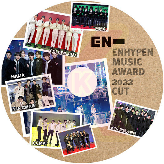 K-POP DVD ENHYPEN CUT 2022 MUSIC Awards - MAMA/GDA/KBS/SBS/MMA/CCMA - ENHYPEN エンハイフン ヒスン ジェイ ジェイク ソンフン ソヌ ジョンウォン ニキ 韓国番組 ENHYPEN KPOP DVD