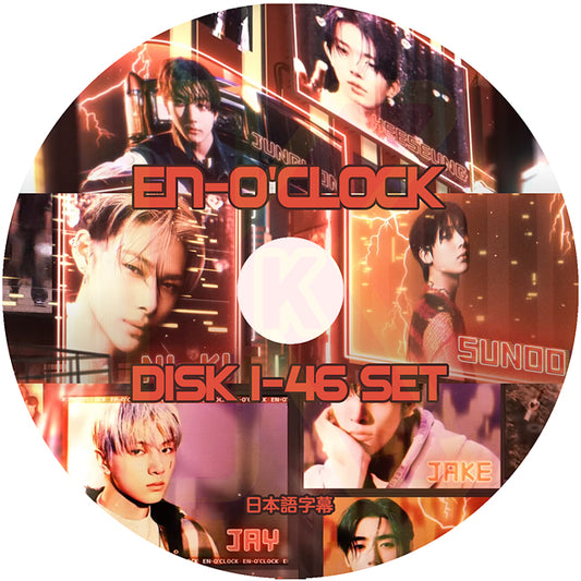 K-POP DVD ENHYPEN 0'CLOCK 46枚SET EP01-EP92 日本語字幕あり ENHYPEN エンハイフン KPOP DVD
