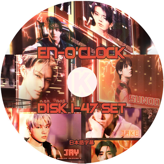 K-POP DVD ENHYPEN 0'CLOCK 47枚SET EP01-EP94 日本語字幕あり ENHYPEN エンハイフン KPOP DVD