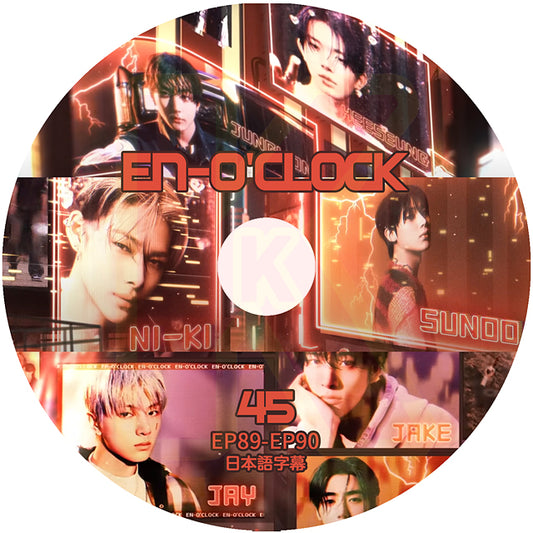K-POP DVD ENHYPEN 0'CLOCK #45 EP89-EP90 日本語字幕あり ENHYPEN エンハイフン KPOP DVD
