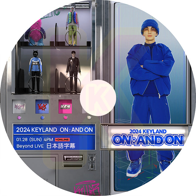 K-POP DVD SHINee 2024 KEYLAND ON:AND ON Concert 2024.01.28 SHINee シャイニー キー 韓国番組収録DVD SHINee KPOP DVD