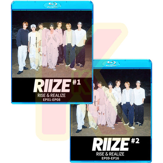 Blu-ray RIIZE RISE&REALIZE 2枚SET EP01-EP16 日本語字幕あり RIIZE ライズ ショウタロウ ウンソク ソンチャン ウォンビン スンハン ソヒ アントン 韓国番組収録DVD