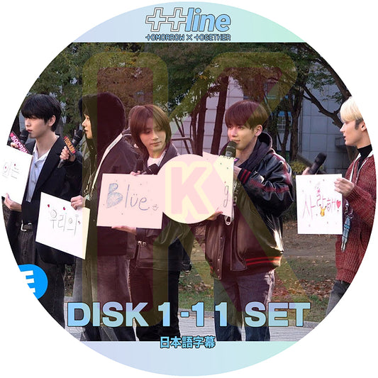 K-POP DVD TXT ++LINE 11枚SET EP01-EP42 日本語字幕あり TXT トゥモローバイトゥゲザー 韓国番組 TXT KPOP DVD