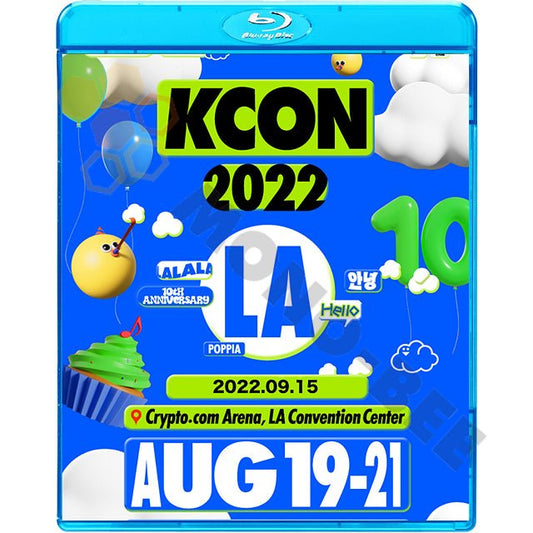 Blu-Ray KCON 2022 LA 2022.08.19 - 2022.08.21 日本語字幕あり ATEEZ CRAVITY ENHYPEN INI ITZY JO1 Kep1er LIGHTSUM LOONA NCT NMIXX STAYC THE BOYZ TO1 WJSN - mono-bee