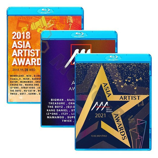 【K-POP Blu-ray] Asia Artist Awards 2018/2020/2021 3枚セット-ENHYPEN/ASTRO/aespa/SEVENTEEN/MONSTAX/Stray kids etc【K-POP DVD] - mono-bee