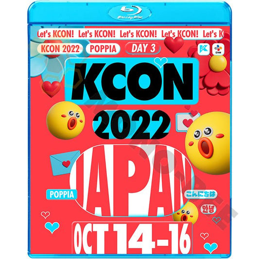 K-POP Blu-ray KCON 2022 IN JAPAN 3DAY 2022.10.16 ATBO DKZ Fromis_9 IVE JO1 New Jeans TXT ATEEZ Brave Girls DKB Kep1er TEMPEST NiziU ケイコン - mono-bee