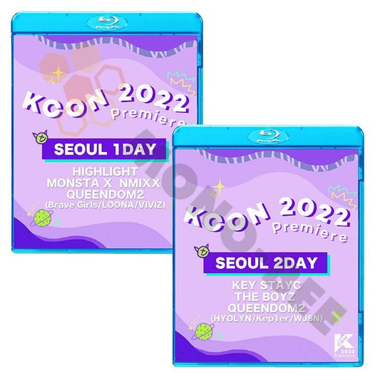 [K-POP Blu-ray] KCON2022 Premiere SEOUL 1DAY/2DAY 2枚セット(2022.05.07/05.08) 日本語字幕あり KCON2022 Blu-ray - mono-bee