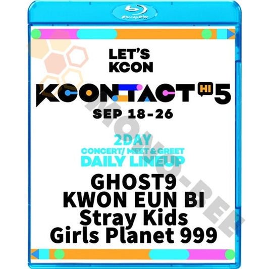 K-POP Blu-ray KCONTACT SEASON5 2DAY CONCERT MEET&GREET 2021.09.18-26 日本語字幕あり GHOST9/KWON EUNBI/Stray Kids/Girls Planet999 - mono-bee