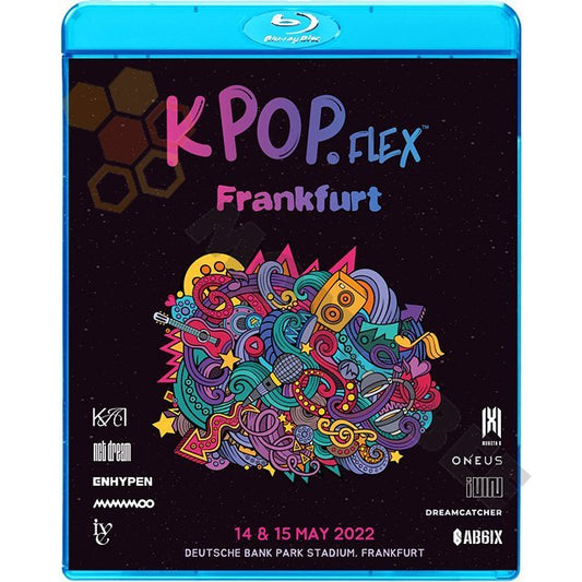 [K-POP Blu-ray] KPOP FLEX Frankfurt 2022.05.14/15- NCTDREAM / ENHYPEN / AB6IX / IVE / KAI /MAMAMOO KPOP Blu-ray - mono-bee