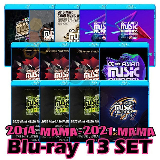 【K-POP Blu-ray ] Mnet Asian Music Award 2014MAMA - 2021MAMA -Blu-ray 13枚セット-Mnet Asian Music Award 【K-POP Blu-ray】 - mono-bee