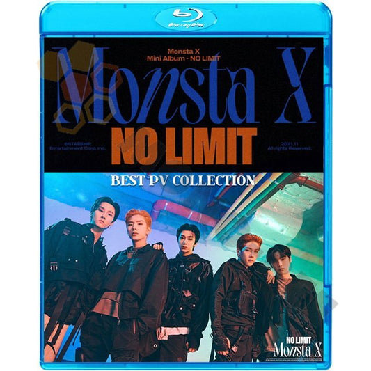 [K-POP Blu-ray] MONSTA X 2021 2nd BEST PV Collection - NO LIMIT - MONSTA X モンスタエックス MONSTA X ブルーレイ - mono-bee