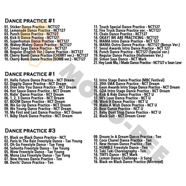 [K-POP Blu-ray] NCT 2021 DANCE PRACTICE COLLECTION - Sticker Dance Practice etc- NCT エヌシーティー NCT[K-POP Blu-ray] - mono-bee