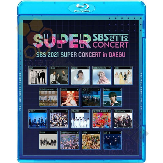 [K-POP Blu-ray] SBS 2021 SUPER CONCERT in DAEGU 2021.11.07 NCT 127/B1A4/ATTEZ/TXT/OH MY GIRL/2AMetc[K-POP Blu-ray] - mono-bee