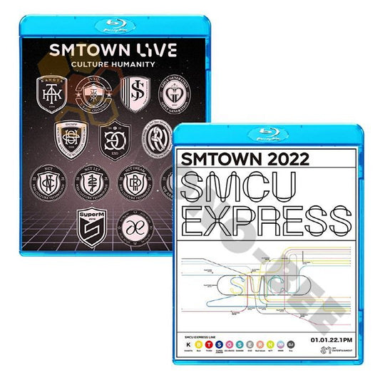 [K-POP Blu-ray] SMTOWN SMCU EXPRESS LIVE 2021/2022 2枚SET TVXQ /SUPER JUNIOR /EXO /NCT /Red Velvet /SUPERM KPOP ブルーレイ - mono-bee