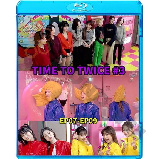 【K-POP Blu-ray ] TWICE - TIME TO TWICE #3 (EP07-EP09)日本語字幕有-TWICE トゥワイス【K-POP Blu-ray] - mono-bee