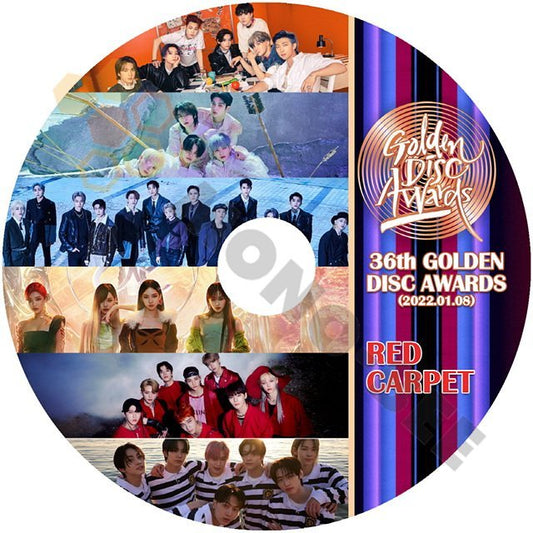 [K-POP DVD] 2022 The 36th GOLDEN DISK AWARD RED CARPET(2022.01.08) BTS/ SEVENTEEN/ aespa/ ENHYPEN/ THE BOYZ/ STRAY KIDS 他 DVD - mono-bee