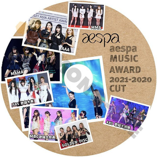 [K-POP DVD] aespa MUSIC AWARD 2021- 2020 CUT -aespa エスパ カリナ ジゼル ウィンター ニンニン 韓国番組 aespa KPOP DVD - mono-bee