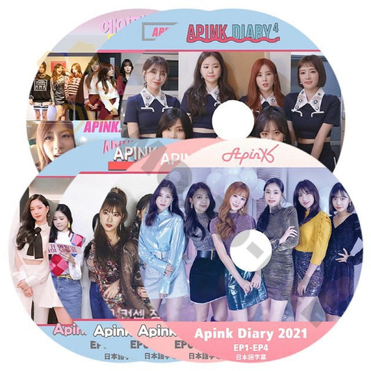 [K-POP DVD] Apink DIARY ALL 7枚SET 日本語字幕あり Apink エーピンク 韓国番組収録DVD Apink KPOP DVD - mono-bee