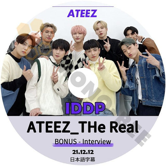 [K-POP DVD] ATEEZ IDDP ATEEZ_THe Real BONUS-Interview 2021.12.12 日本語字幕あり ATEEZ エーティーズ 韓国番組収録 KPOP DVD - mono-bee