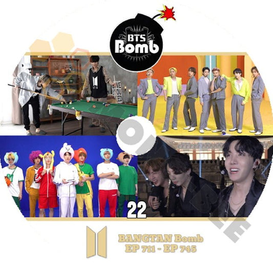 [K-POP DVD] BTS BANGTAN BOMB #22 (EP711EP745) 防弾少年団 BTS爆弾 日本語字幕なし- 防弾少年団 バンタン 韓国番組収録DVD - mono-bee