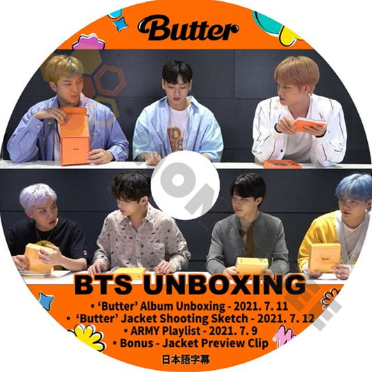 【K-POP DVD] BTS -'BUTTER' Album UNBOXING/ARMY Playlist (日本語字幕有) 2021.07.11- BTS 防弾少年団 バンタン [K-POP DVD] - mono-bee