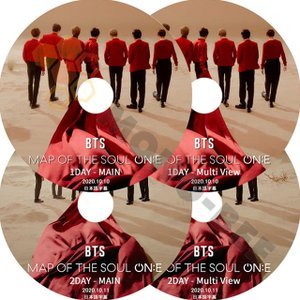 【K-POP DVD] BTS- MAP OF THE SOUL ON:E 1DAY,2DAY -MAIN, Multi View (日本語字幕有)4枚SET- BTS 防弾少年団 バンタン [K-POP DVD] - mono-bee