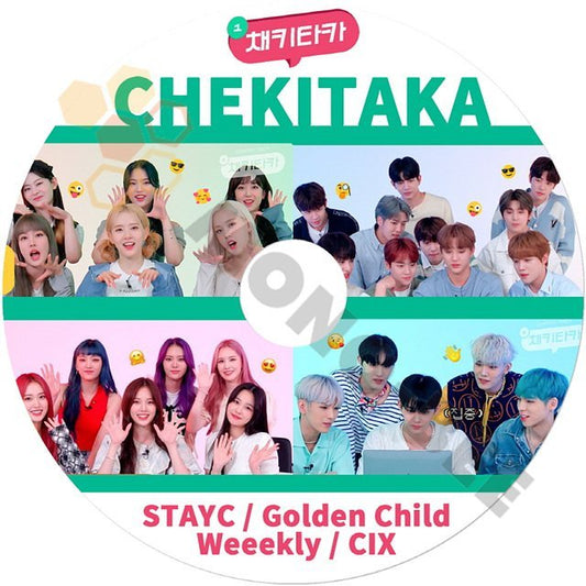 [K-POP DVD] CHEKITAKA #1 Golden Child/ STAYC/Weeekly/CIX 日本語字幕あり 韓国番組収録 【K-POP DVD】 - mono-bee