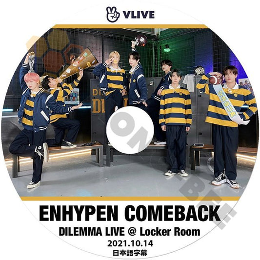 [K-POP DVD] ENHYPEN COMEBACKSHOW DILEMMA LIVE@Locker Room 2021.10.14 日本語字幕あり ENHYPEN エンハイフン [ KPOP DVD] - mono-bee