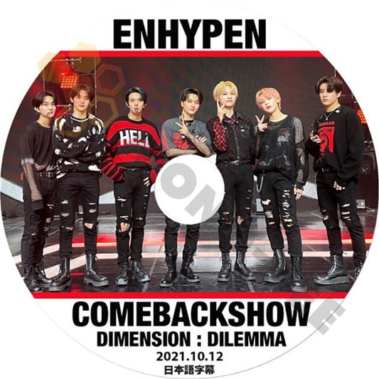 [K-POP DVD] ENHYPEN COMEBACKSHOW DIMENSION: DILEMMA 2021.10.12 日本語字幕あり ENHYPEN エンハイフン [ KPOP DVD] - mono-bee