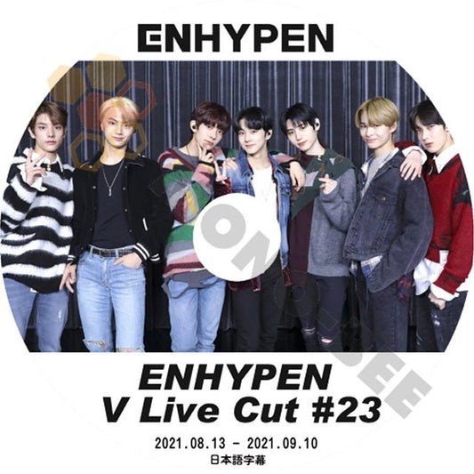 K-POP DVD ENHYPEN V LIVE CUT #23 2021.08.13-09.10 日本語字幕あり ENHYPEN エンハイフン ENHYPEN KPOP DVD - mono-bee