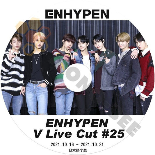 K-POP DVD ENHYPEN V LIVE CUT #25 2021.10.16-.2021.10.31 日本語字幕あり ENHYPEN エンハイフン ENHYPEN KPOP DVD - mono-bee