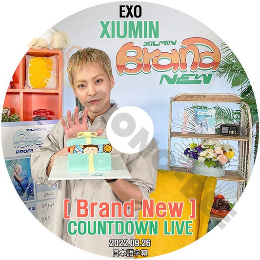 K POP DVD EXO エクソ XIUMIN シウミン カウントダウンライブ Brand New Countdown Live 2022.09.26 日本語字幕あり 韓国 番組収録 DVD - mono-bee