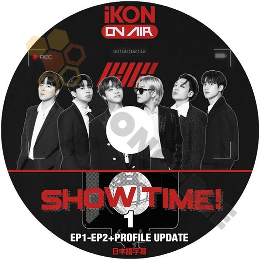 [K-POP DVD] iKON ONAIR SHOWTIME! #1 EP01-EP02 + PROFILE UPDATE 日本語字幕あり iKON アイコン KPOP DVD - mono-bee