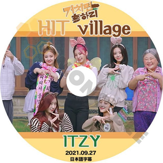 [K-POP DVD] ITZY HIT VILLAGE 2021.09.27 日本語字幕あり 韓国番組収録 -ITZY イッジ イェジ リア リュジン チェリョン ユナ ITZY KPOP DVD - mono-bee