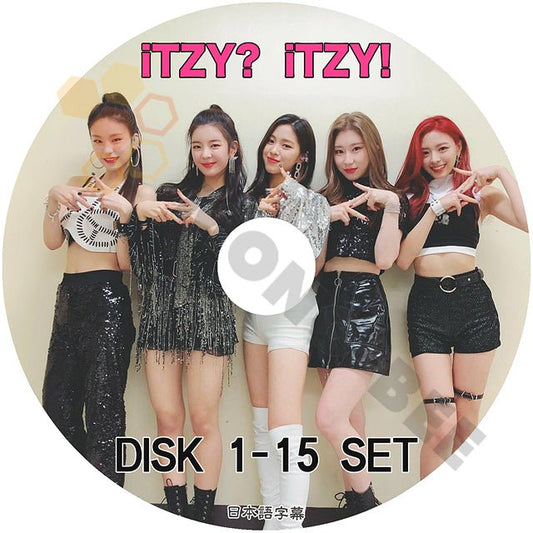 [K-POP DVD] ITZY iTZY? iTZY! #1- #15 EP01-EP110 15枚 セット 日本語字幕あり ITZY イッジ イェジ リア リュジン チェリョン ユナ ITZY KPOP DVD - mono-bee