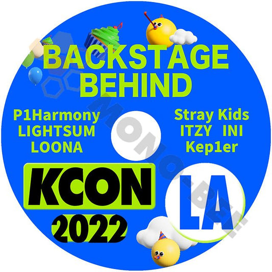 K POP DVD KCON in LA 2022 BACKSTAGE BEHIND 日本語字幕あり ケイコン バックステージビハインド P1harmony LIGHTSUM LOONA Stray Kids ITZY INI Kep1er - mono-bee