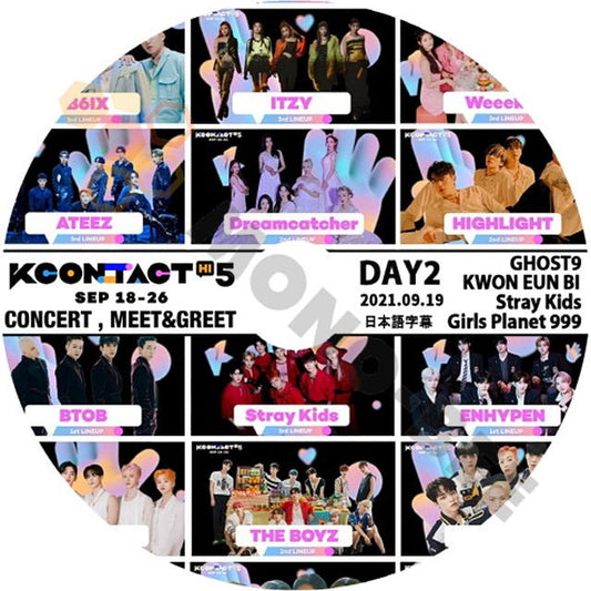 K-POP DVD KCONTACT SEASON5 2DAY CONCERT MEET&GREET 2021.09.19 日本語字幕ありGHOST9/KWON EUNBI/Stray Kids/Girls Planet999 - mono-bee