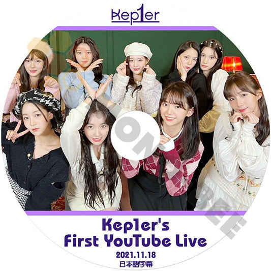 [K-POP DVD] Kep1er's First YouTube Live 2021.11.18 日本語字幕あり Kep1er ケプラー Girls Planet 999 Kep1er KPOP DVD - mono-bee