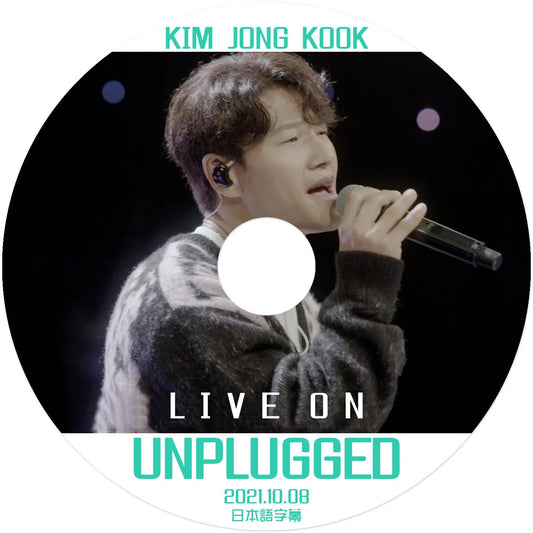 [K-POP DVD] KIM JONGKOOK LIVE ON UNPLUGGED 2021.10.08 日本語字幕あり KIM JONGKOOK 音楽収録 DVD - mono-bee