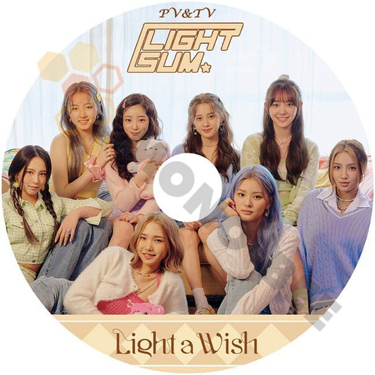 【K-POP DVD] LIGHT SUM 2021 PV&TV COLLECTION -Light a Wish- LIGHT SUM【K-POP DVD] - mono-bee