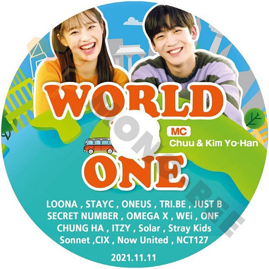 【K-POP DVD] MBC 2021 World is One 2021 CONCERT 2021.11.11 NCT 127/Stray Kids/ATTEZ/ONF/LOONA /ITZY etc 【K-POP DVD] - mono-bee