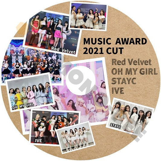 【K-POP DVD] MUSIC AWARD 2021 CUT - Red Velvet / OH MY GIRL / STAYC / IVE -GIRL GROUP MUSIC AWARD DVD - mono-bee